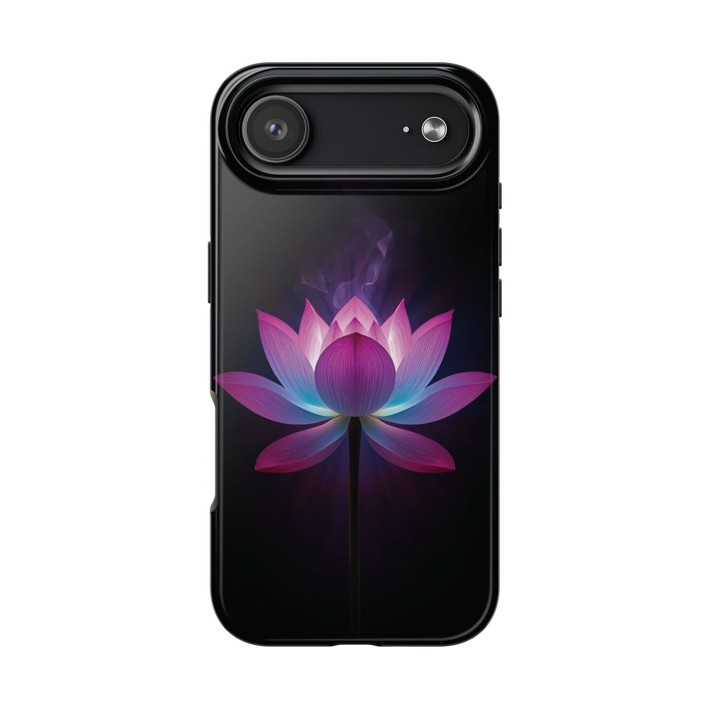 Lotus Glow Tough Phone Case — Protective Floral iPhone Cover