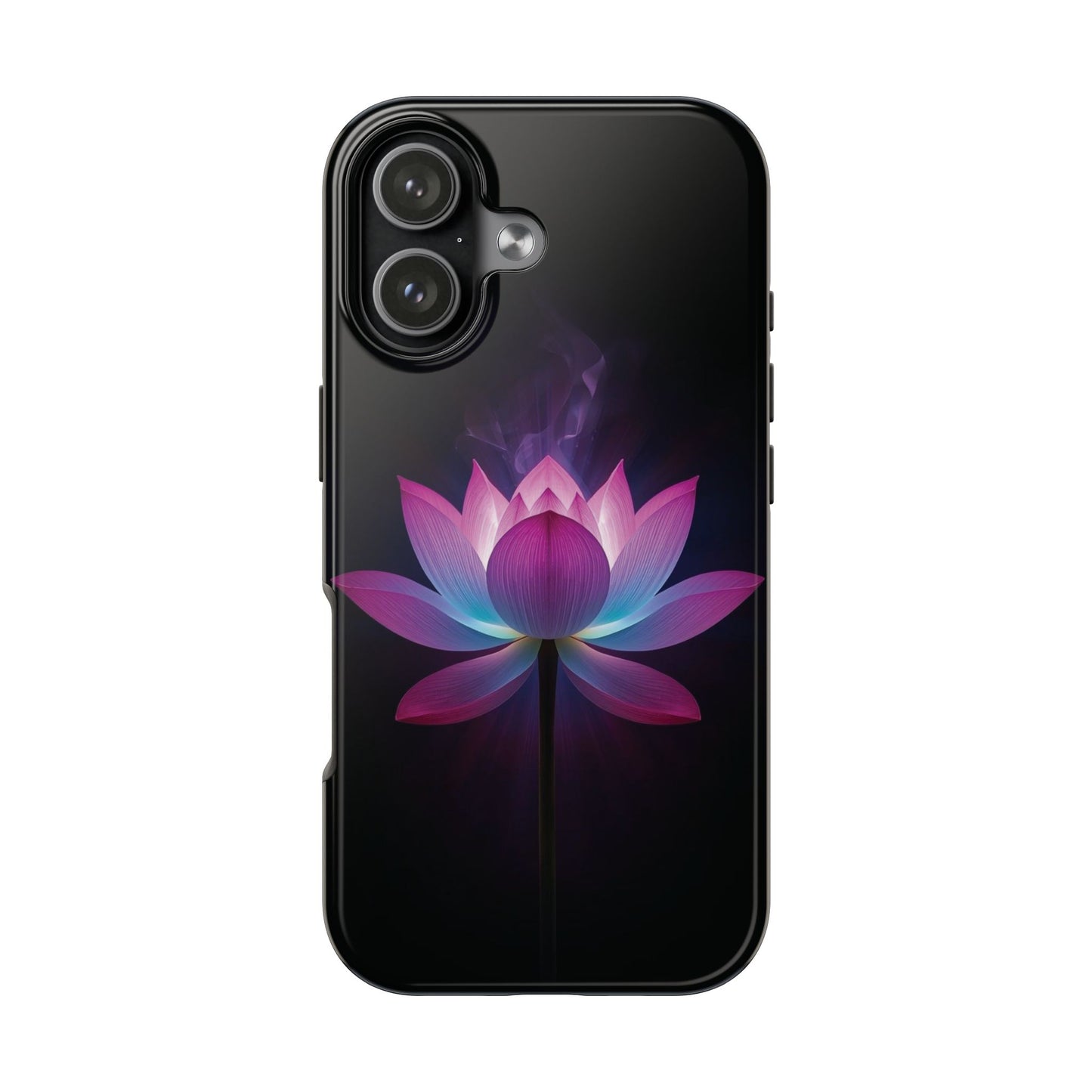 Lotus Glow Tough Phone Case — Protective Floral iPhone Cover
