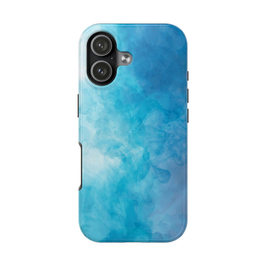 Blue Marble Tough Phone Case — Protective Shockproof iPhone Case with Ocean Mist Design